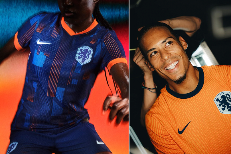 Dit is het nieuwe shirt van Nederlands elftal, waarmee Oranje ook op EK voetbal speelt