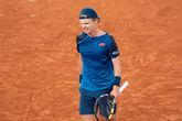 De Nederlandse tennisser Jesper de Jong ging van de hemel naar de hel in een paar weken tijd. ©Getty Images