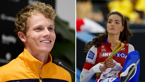Topschaatsster Pien Hersman redt geplaagde vriend Jesper de Jong: 'Dat is ook niet gezond'