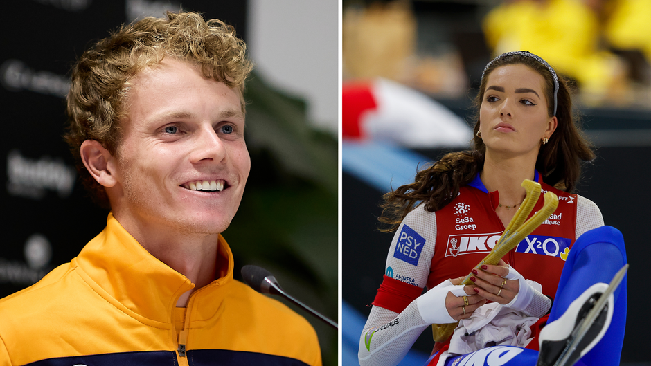 Topschaatsster Pien Hersman redt geplaagde vriend Jesper de Jong: 'Dat is ook niet gezond'