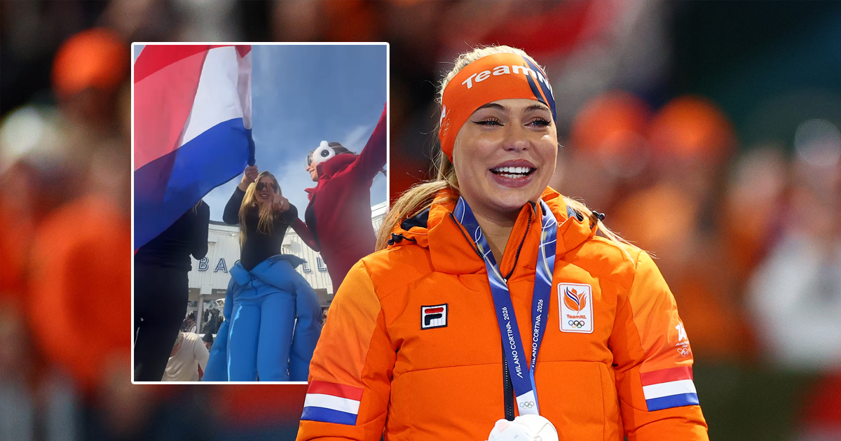 Jutta Leerdam laat zich helemaal gaan tijdens après-ski: 'Ze geniet volop van haar leven buiten de s