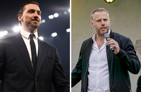 Bekende TV-presentator spot Zlatan Ibrahimovic in Amsterdam tijdens gesprek met voormalig toptalent van Ajax