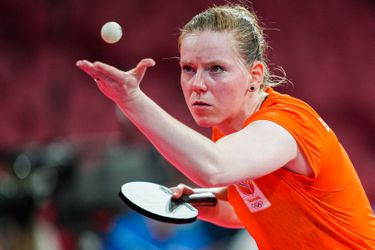 Britt Eerland slaat jaar na bevalling toe: tafeltennisster sleept opnieuw ticket voor Olympische Spelen binnen