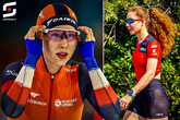 Michelle de Jong wil zich laten zien bij Team IKO. © Getty Images en Team IKO  Beeldbewerking Sportnieuws.nl
