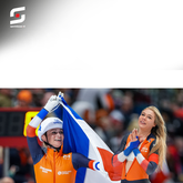 Irene Schouten en Jutta Leerdam © Getty Images, bewerking Sportnieuws.nl