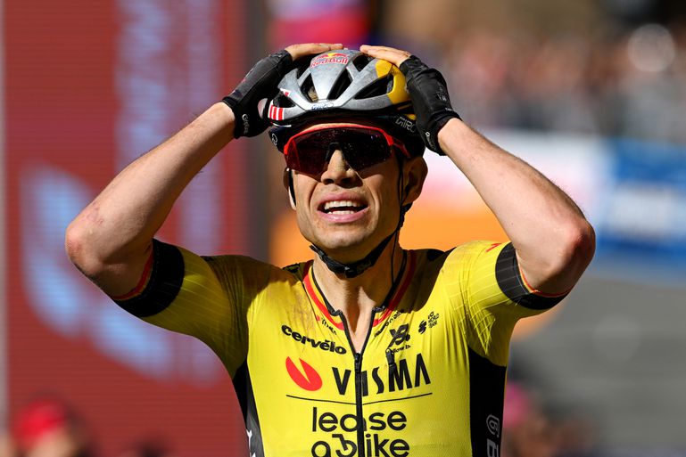 Vrouw Wout van Aert openhartig over zware periode na Giro-ritzege: 'Je vraagt je af of dit het nog allemaal waard is'