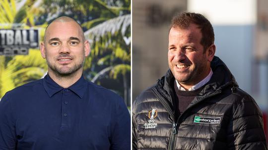 Wesley Sneijder en Rafael van der Vaart in België in het nieuws na pittige uitspraken over 'snotneus' van Feyenoord