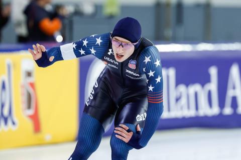 Schaatskampioen Jordan Stolz krijgt bijzondere eretitel, maar gaat Eric Heiden nog niet achterna