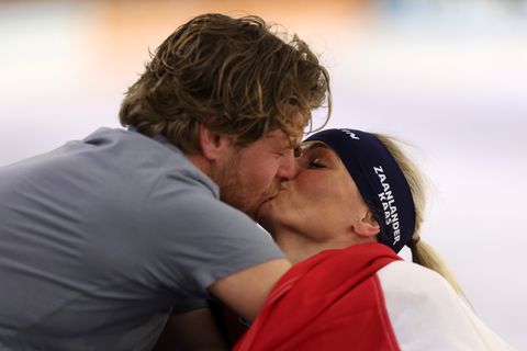 Irene Schouten en man Dirkjan vieren jubileum na moeilijke tijd