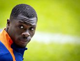 Brian Brobbey deed weer een volledige training mee bij het Nederlands elftal en lijkt op tijd fit voor Frankrijk. ANP