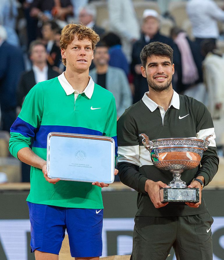 Zeven absolute toptennissers zijn enorm lovend over 'nieuwe legendes' Jannik Sinner en Carlos Alcaraz