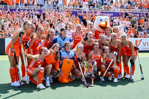 Troosteloze ontknoping voor winnende Nederlandse hockeysters in Pro League