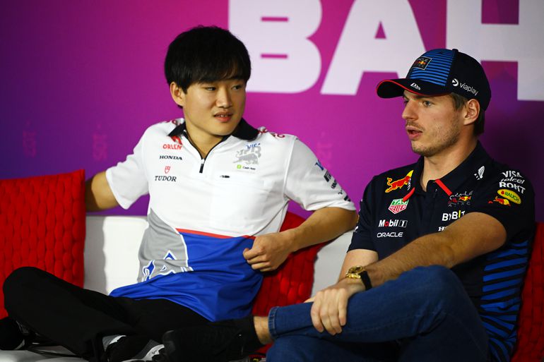 Yuki Tsunoda aast op plek naast Max Verstappen bij Red Bull: 'Ben klaar om met hem te vechten'