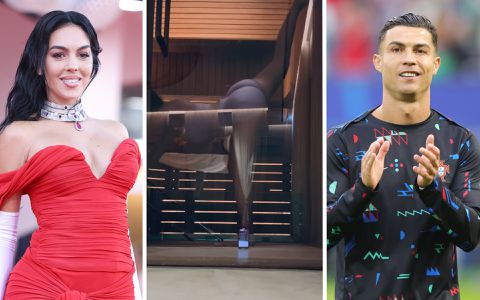 Cristiano Ronaldo deelt met vriendin Georgina Rodriguez bijzondere beelden vanuit sauna