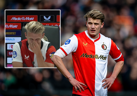 Feyenoord-spelers schrikken zich rot na kritische vraag van jonge fan: 'Deze skippen we eventjes'