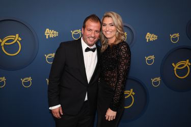 Sportkoppel Estavana Polman en Rafael van der Vaart straalt op blauwe loper Gouden Televizier-gala