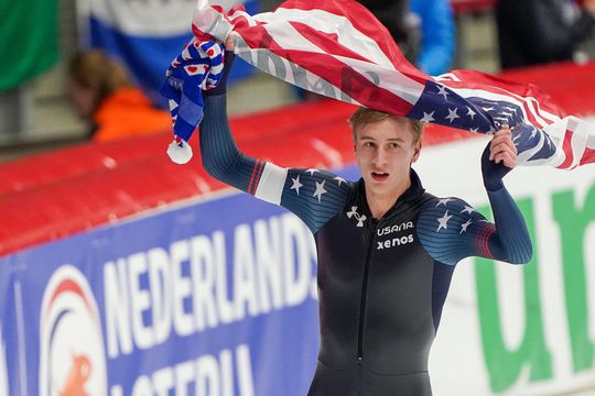 Schaatscoach Jillert Anema trekt handen af van sensationeel talent Jordan Stolz: 'Dat vind ik zeer vervelend'