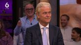 René van der Gijp met op de voorgrond PVV-politicus Geert Wilders. © Screenshot Vandaag Inside