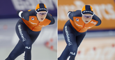 Elisa Dul (links) wordt bij de World Cup in Calgary vervangen door Marijke Groenewoud (rechts). © Getty Images