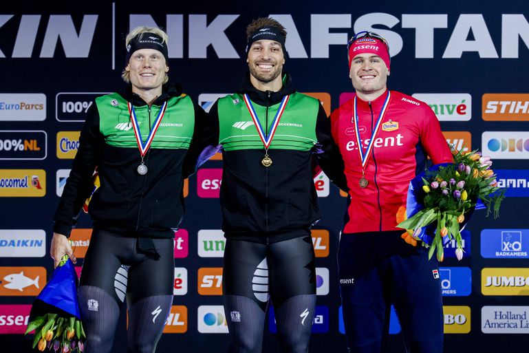 Schaatsveteraan Kjeld Nuis ziet 'jonge honden' naderen: 'Ik heb heel erg geluk met mijn lijf'