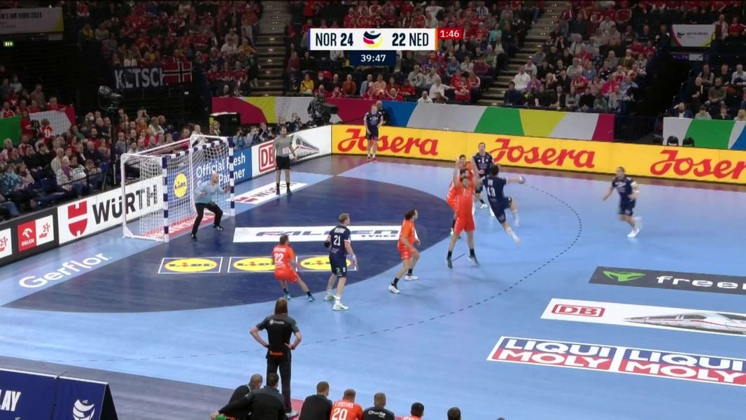 Nederland tegen onder op EK handbal tegen Noorwegen