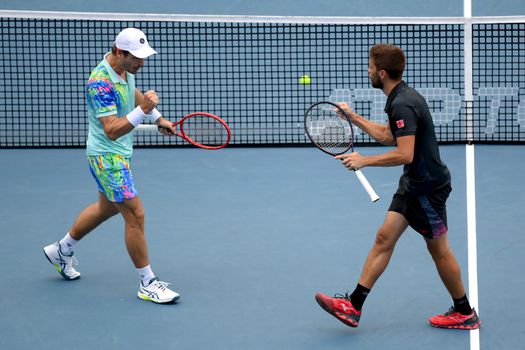 Wesley Koolhof en Kroatische partner weer ronde verder in dubbelspel Australian Open