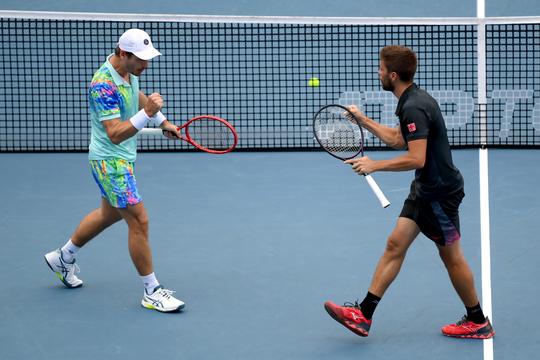 Wesley Koolhof en Kroatische partner weer ronde verder in dubbelspel Australian Open