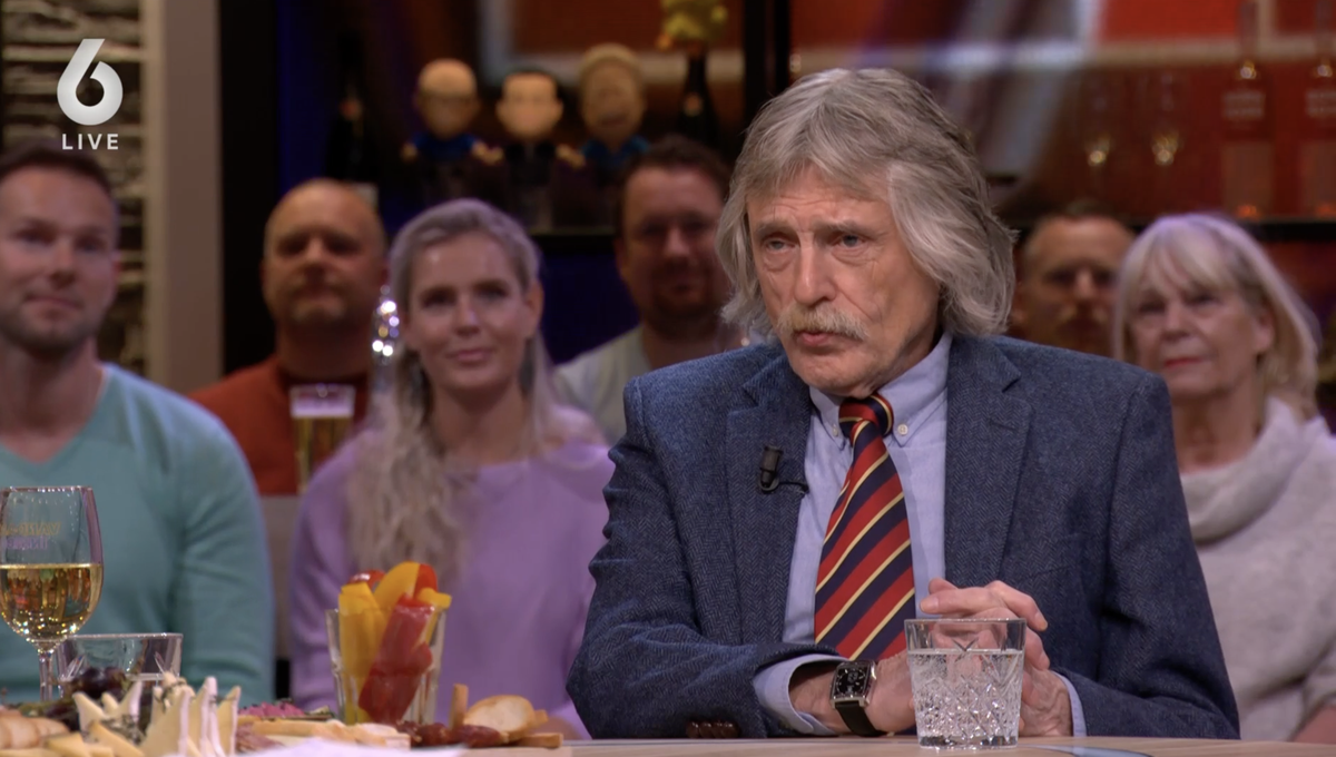 Geïrriteerde Johan Derksen is klaar met 'oeverloos gelul': 'De koude rillingen lopen me over de rug'