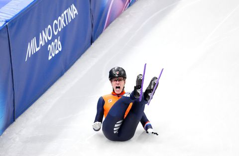 Goed nieuws vanuit de shorttrackhal: hard gevallen Teun Boer 'gewoon' aanwezig op de training