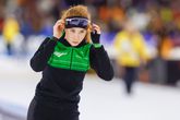 Schaatsster Michelle de Jong (24) kan niet samen met haar zus bij Team Reggeborgh rijden. ©Pro Shots