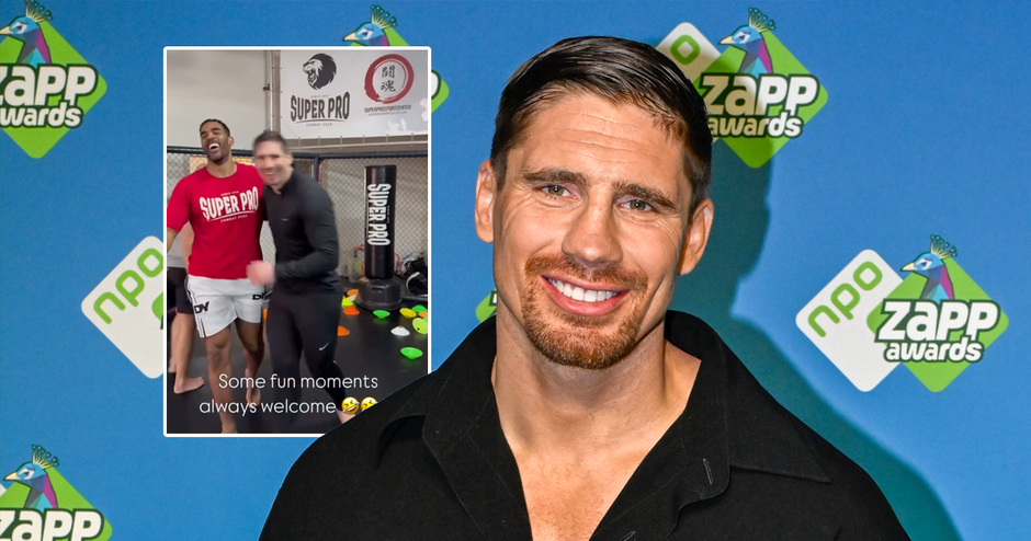 Goedlachse Rico Verhoeven dolt met voormalige rivaal: 'Een leuk moment is altijd welkom'