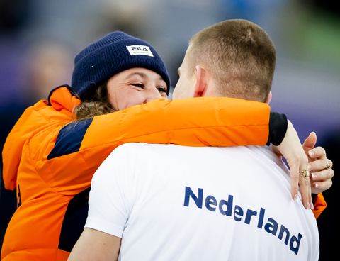 Gouden Joep Wennemars kreeg 'lesje in nederigheid' in het bijzijn van vriendin Suzanne Schulting