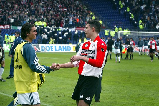 De dag dat Robin van Persie zijn eerste vrije trap voor Feyenoord tegen Ajax neemt: 'Ik vond het geweldig'
