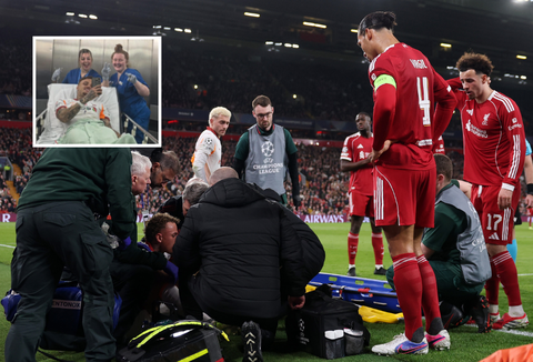 Oranje-international Noa Lang laat zich horen vanuit ziekenhuis na horrorblessure tegen Liverpool