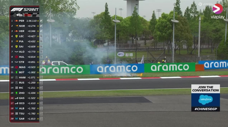 Formule 1 | Opnieuw hindert brand de Formule 1-coureurs in China