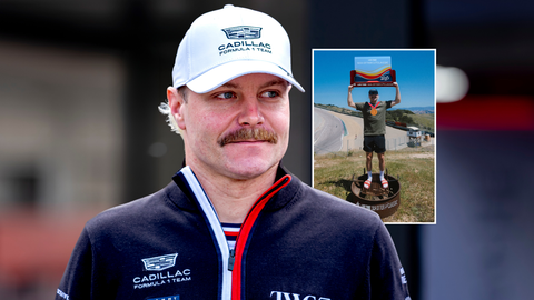 Formule 1-coureur Valtteri Bottas waagt uitstapje op de fiets én valt direct in de prijzen