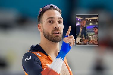 Lollige topschaatsers Kjeld Nuis en Jenning de Boo nemen bekende zanger op de hak: 'Interessant doen'