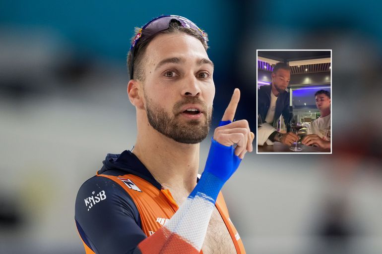 Lollige topschaatsers Kjeld Nuis en Jenning de Boo nemen bekende zanger op de hak: 'Interessant doen'