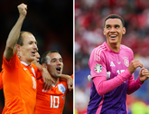 Het Oranje van het EK van 2008 en Jamal Musiala, de topscorer van dit toernooi © Getty Images