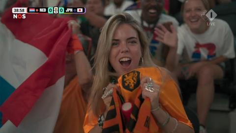 'Mooiste Oranje-fan' plots wereldberoemd na tv-moment bij Nederland - Japan: 'Het is best onwerkelijk'