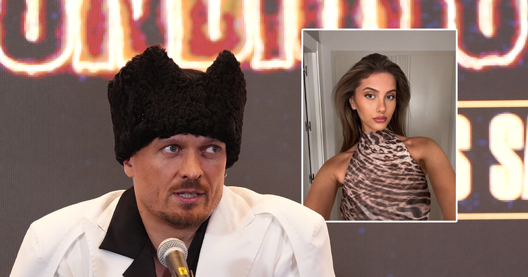 Betoverend ringmeisje voor boksgevecht wereldkampioen Oleksandr Usyk laat fans sprakeloos