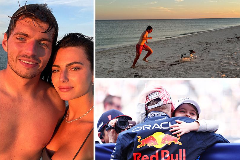 Max Verstappen geniet van waardevolle momenten op het strand met vriendin Kelly Piquet en haar dochter Penelope (5)