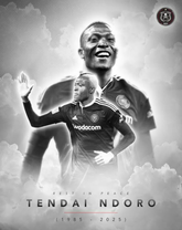 Zijn voormalig werkgever Orlando Pirates bevestigde het tragische nieuws van het overlijden van Tendai Ndoro © Facebook Orlando Pirates