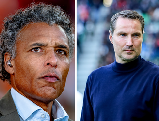 Feyenoord-trainer Brian Priske krijgt volle laag van Pierre van Hooijdonk: 'Dat doen kinderen van veertien'