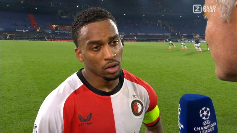 Feyenoord-aanvoerder Quinten Timber is verbijsterd na bizarre vraag van journalist: 'Hoezo?'