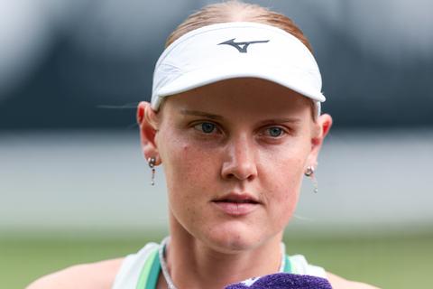 Nederlandse toptennisster Suzan Lamens moet domper verwerken na mooie winstreeks