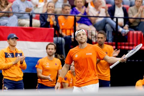 Opvallende wijziging in Nederlands tennisteam voor Davis Cup: 'Dat scheelt'