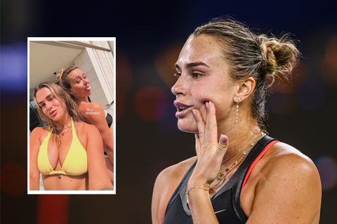 Aryna Sabalenka, met als inzet de selfie met Paula Badosa © Getty Images en Instagram, beeldbewerking Sportnieuws.nl