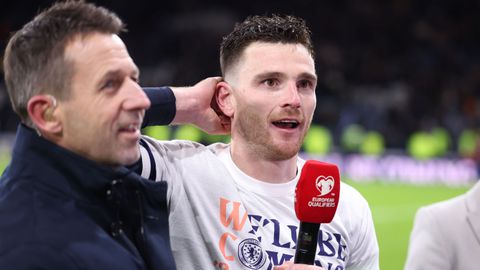 Andy Robertson met brok in zijn keel na WK-mirakel Schotland: 'Ik kreeg Diogo Jota niet uit mijn hoofd'