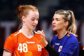 Dione Housheer en Tess Lieder-Wester speelden jarenlang samen in het Nederlands elftal en werden in 2019 wereldkampioen © Pro Shots